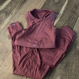 Set active legging and sports bra set